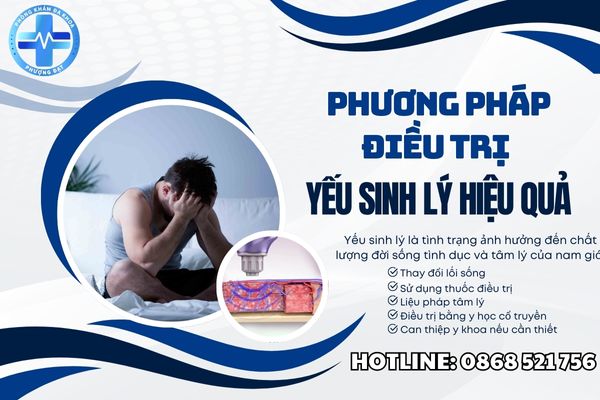 Các phương pháp điều trị yếu sinh lí hiệu quả